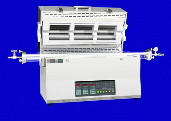 60x400mm Electric Vacuum Reduction Tube Furnace 1200C -0.1MPa